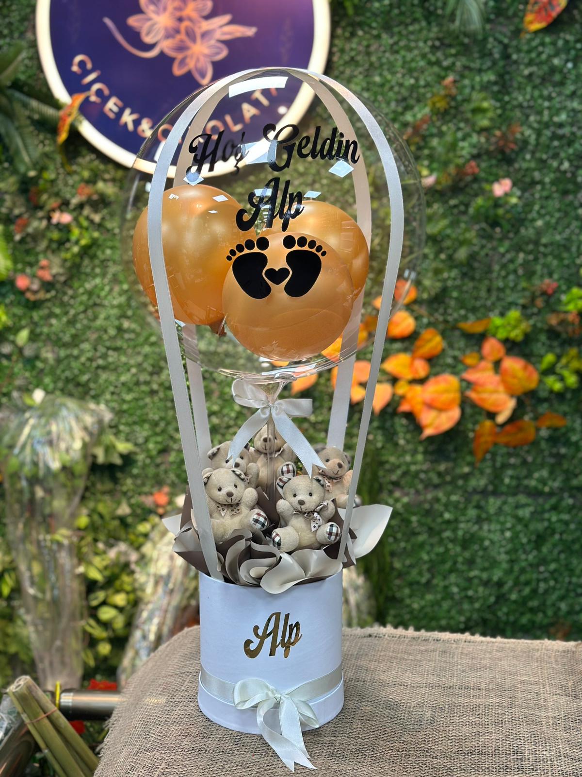 Hoşgeldin Bebek Balonlu Kutu