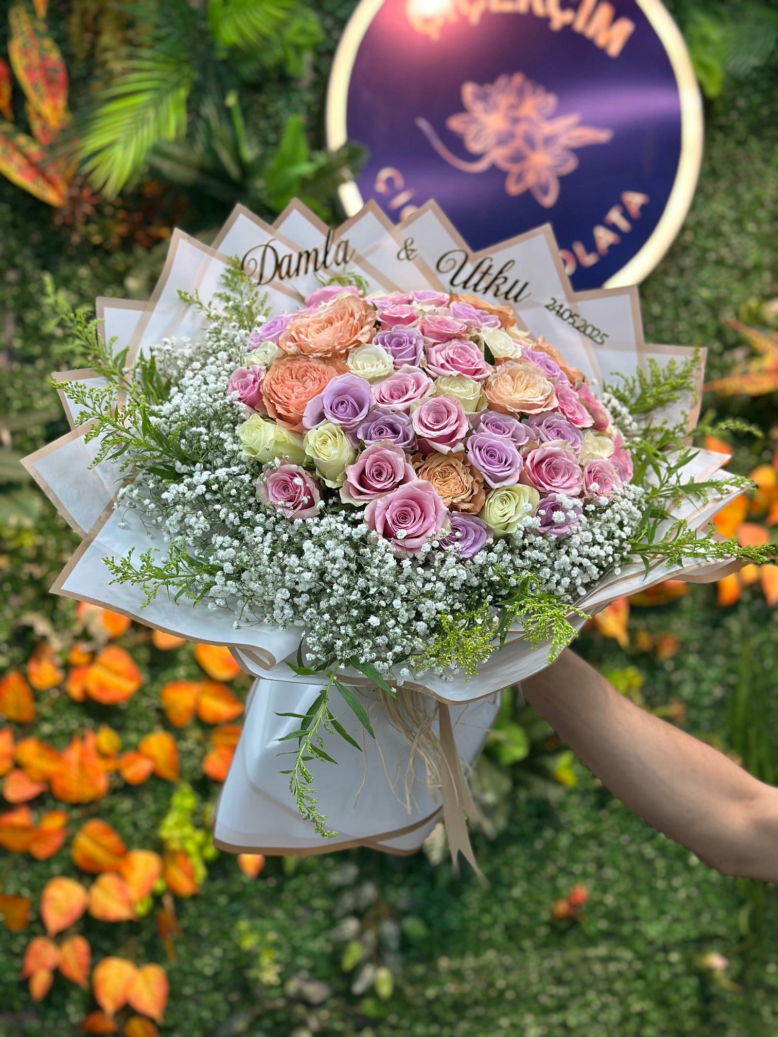 41 Renkli Gül Buketi