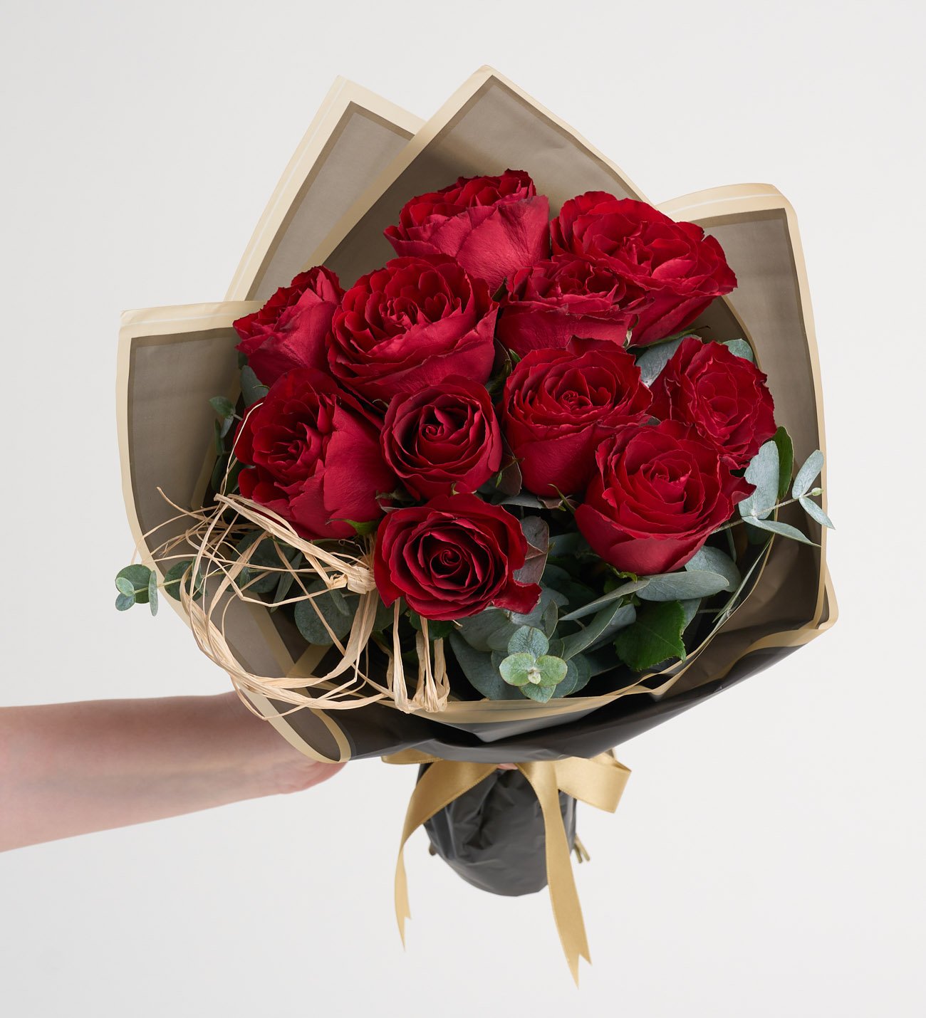 11'li Kırmızı Gül Çiçek Buket