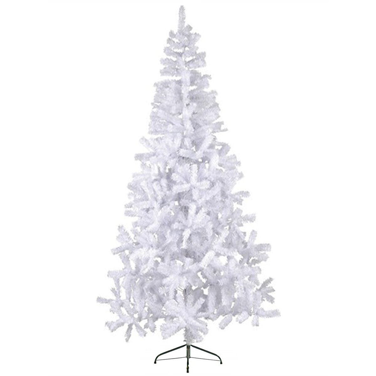 Yılbaşı Çam Ağacı Beyaz Renk 210 Cm