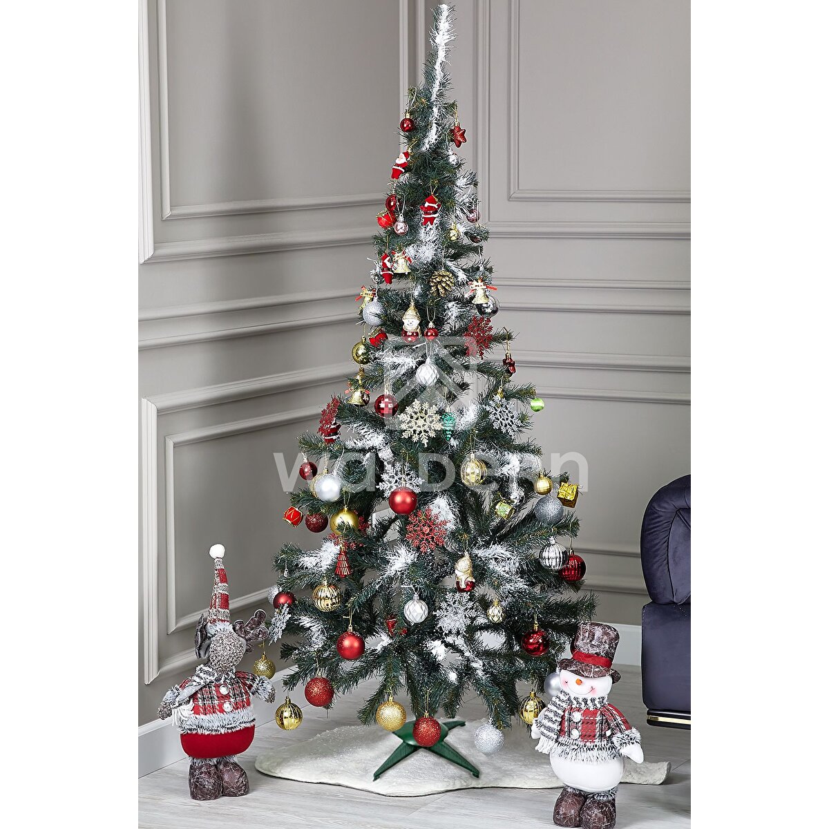 Luxury Series 150 Cm 260 Dal Plastik Ayaklı Yılbaşı Çam Ağacı