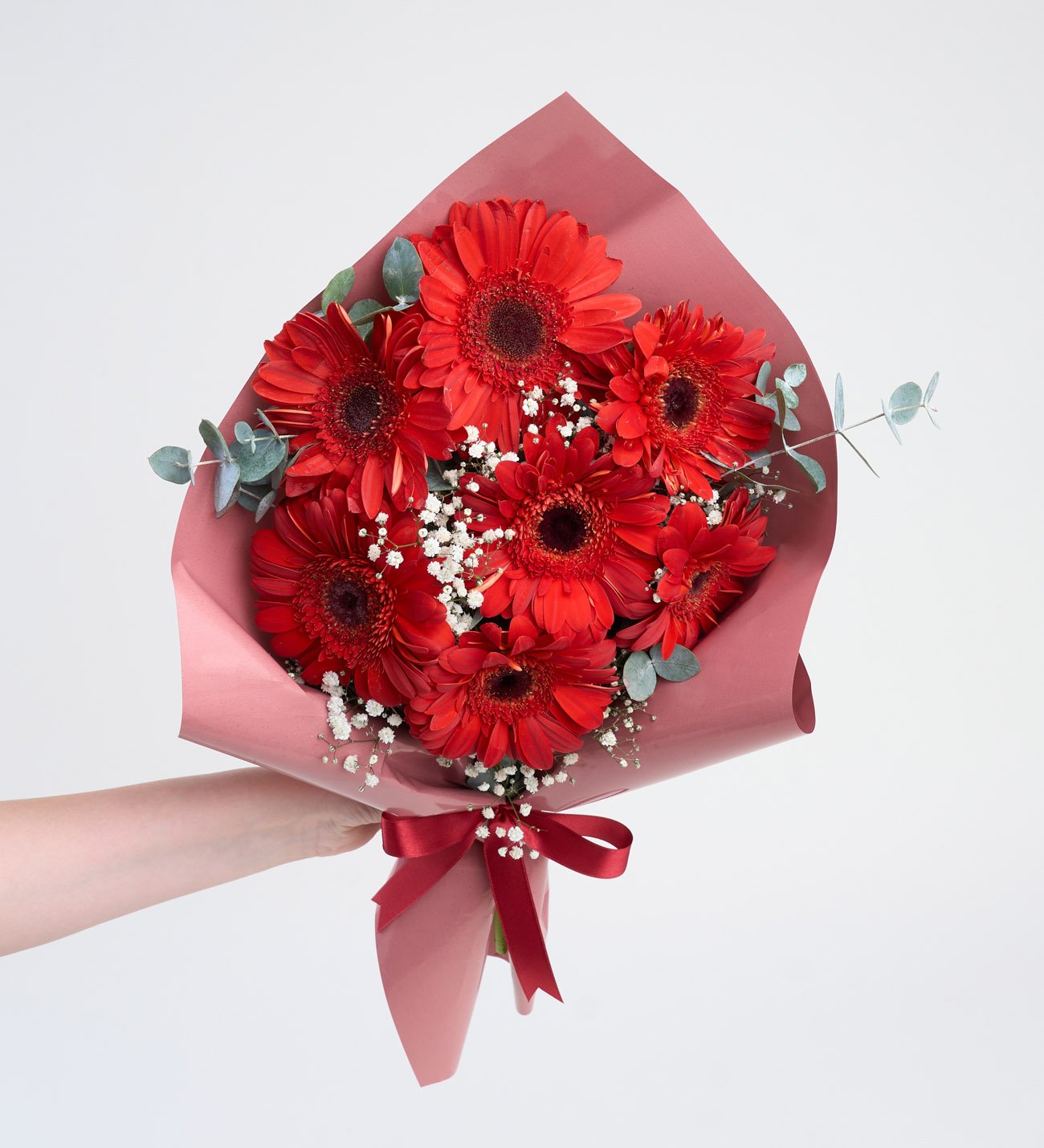 Kırmızı Gerbera Çiçek Buket