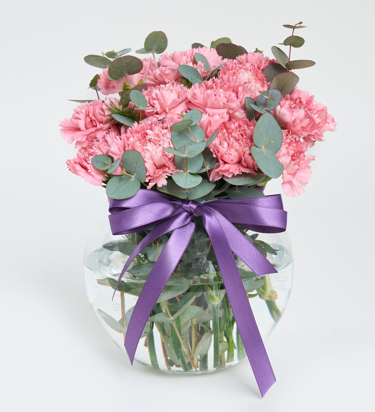 Vazoda Pembe Karanfil Küresi